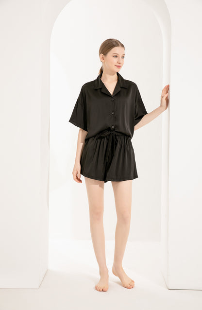 Olivia Relaxed Fit Satin Pyjamas