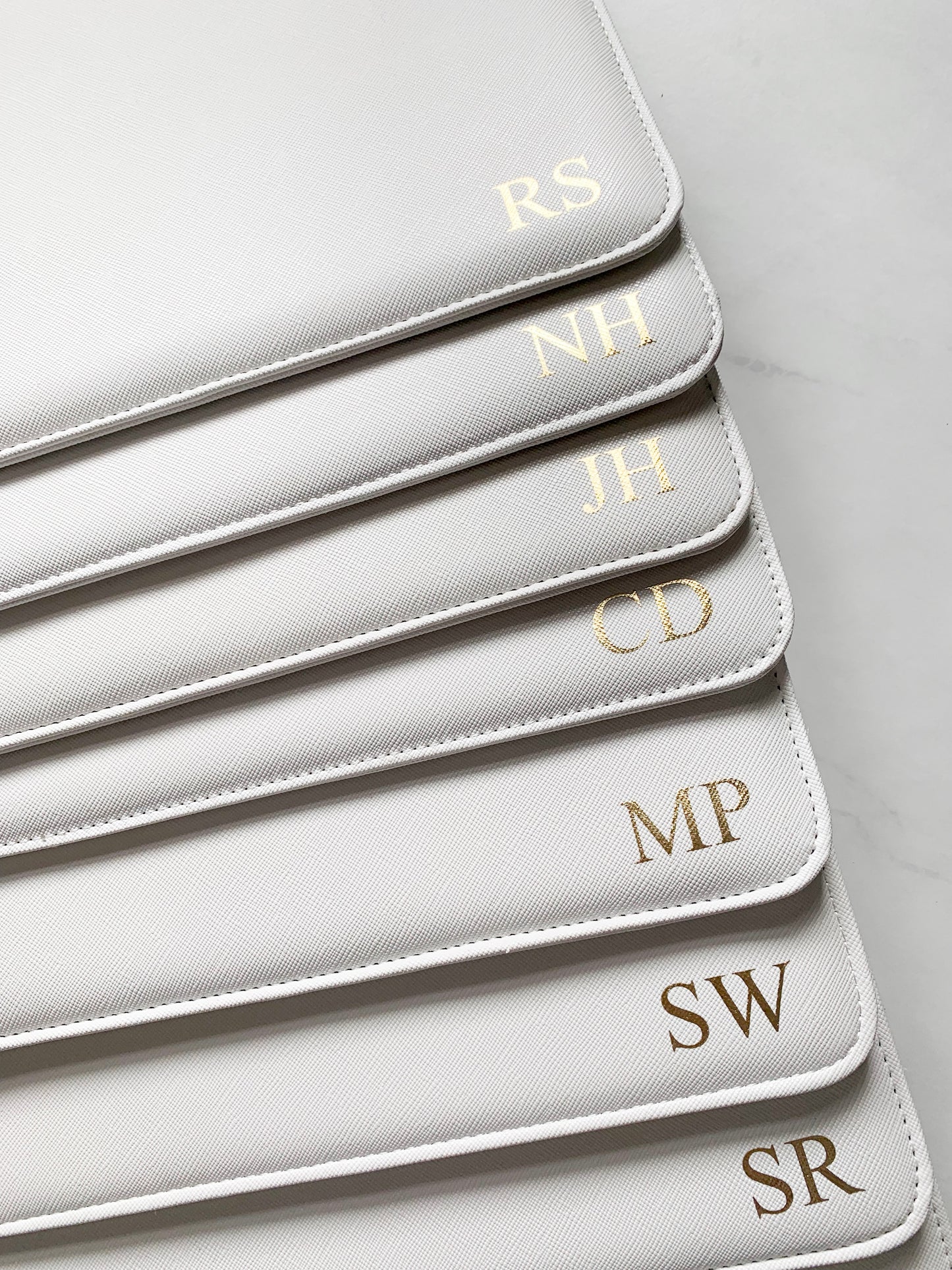 Personalised Luxury Monogrammed Pouch Bag