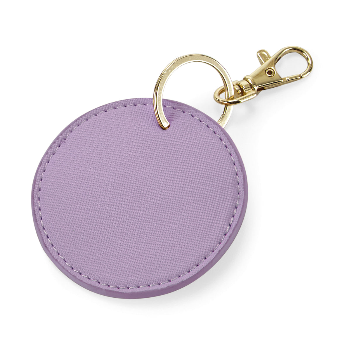 Mrs Script Heart Round Key Ring