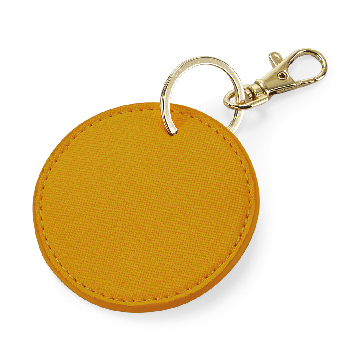 Mrs Script Heart Round Key Ring