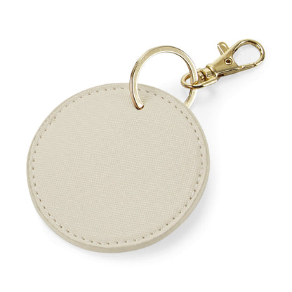 Love Initial Heart Round Key Ring