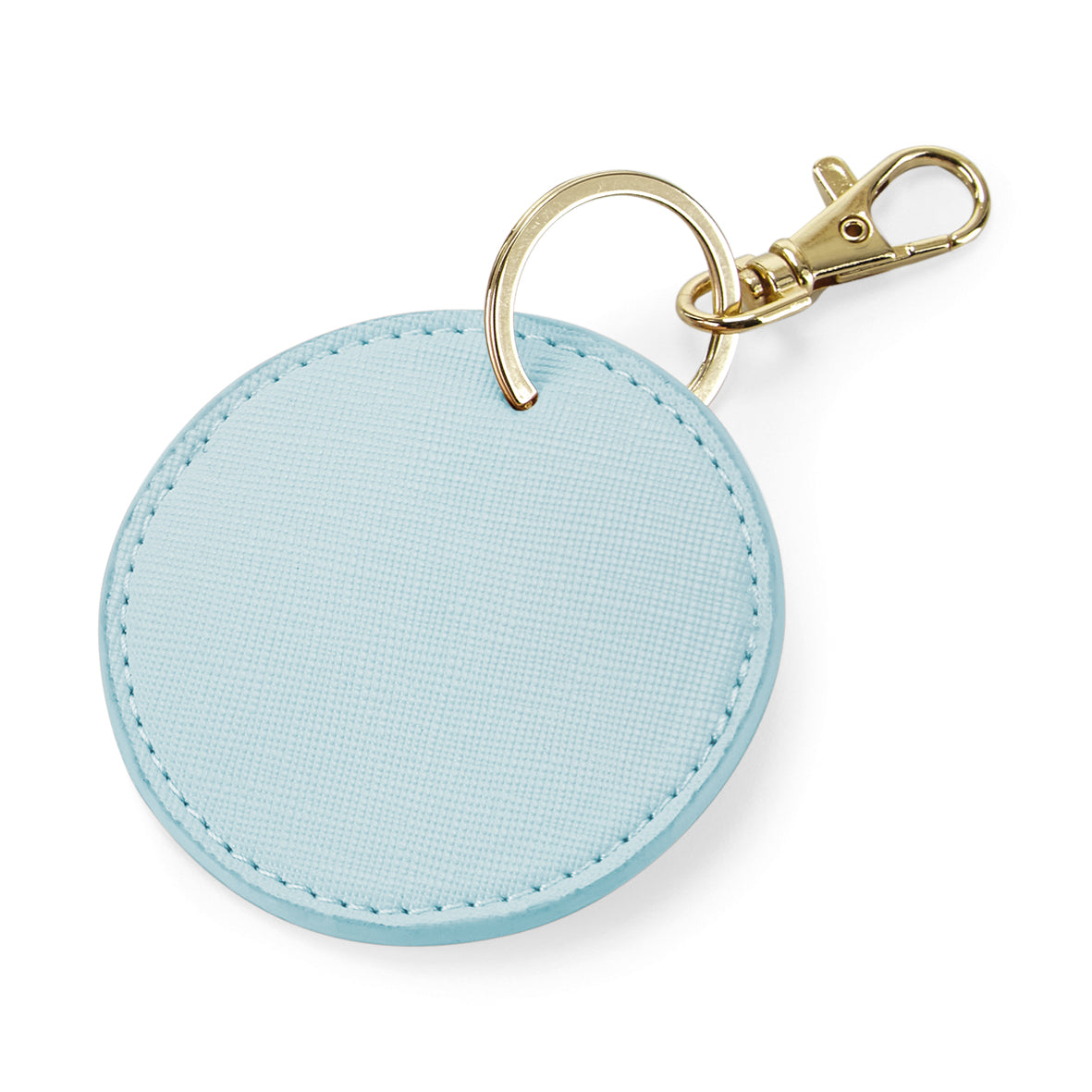 Mrs Script Heart Round Key Ring