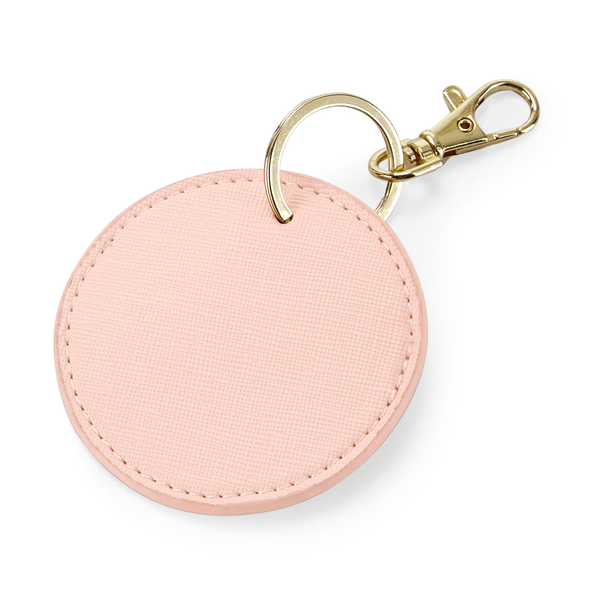 Mrs Script Heart Round Key Ring