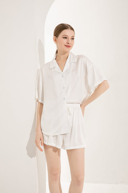 Layla Relaxed Fit Satin Pyjamas