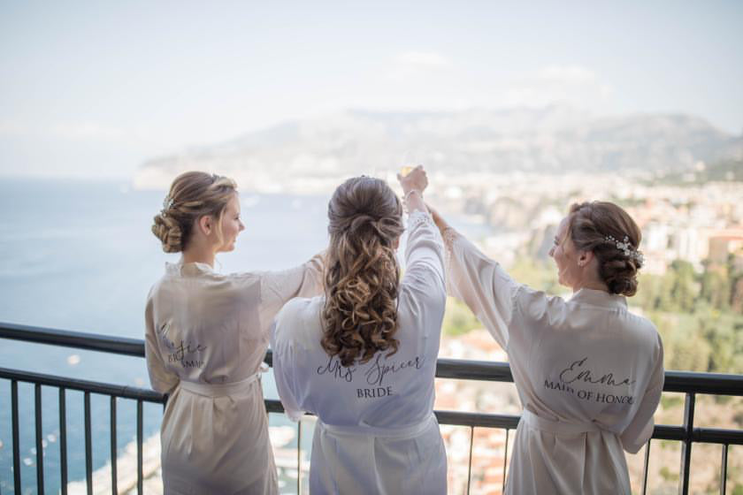 Lottie Personalised Wedding Robe