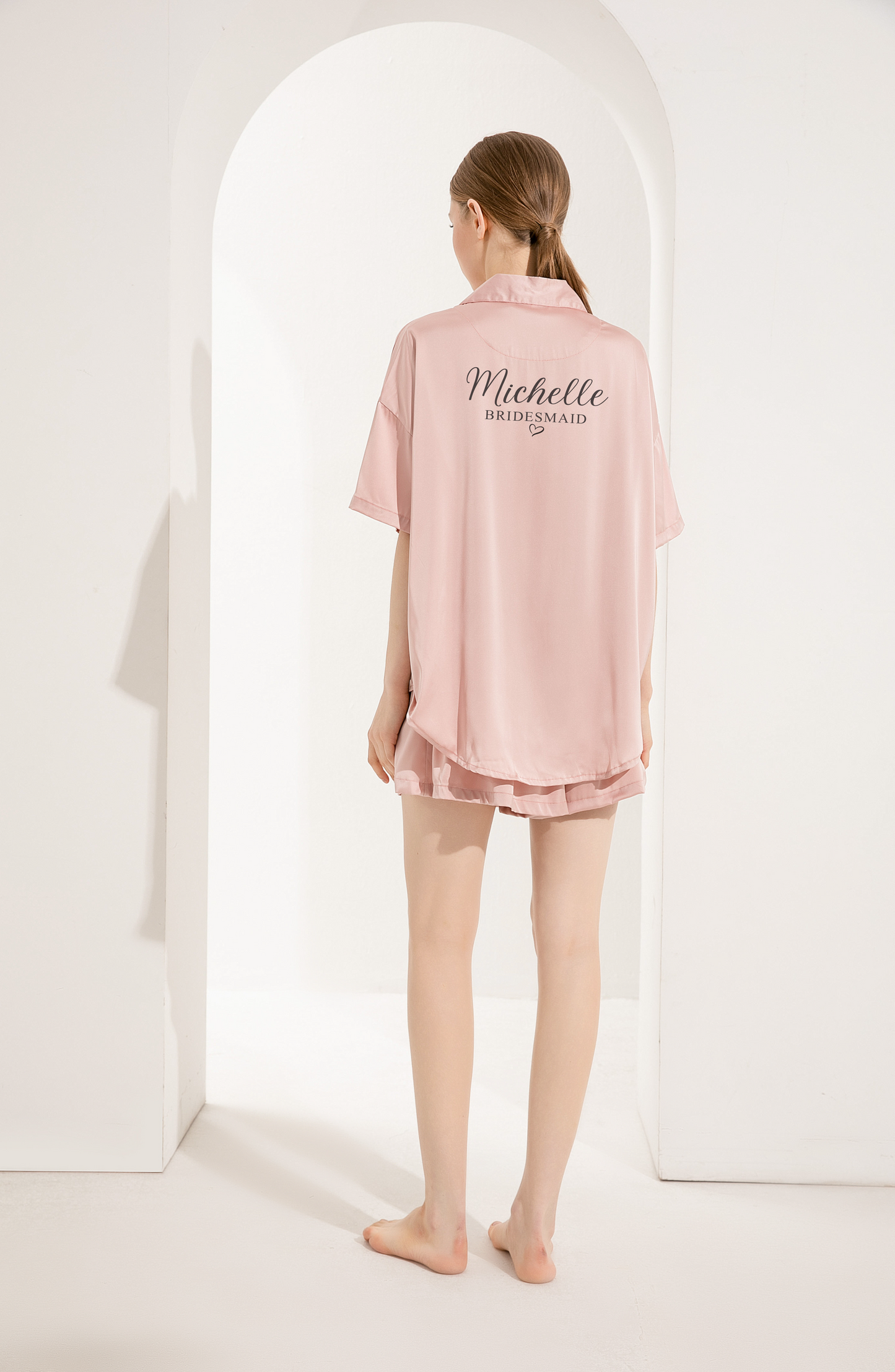 Michelle Relaxed Fit Satin Pyjamas