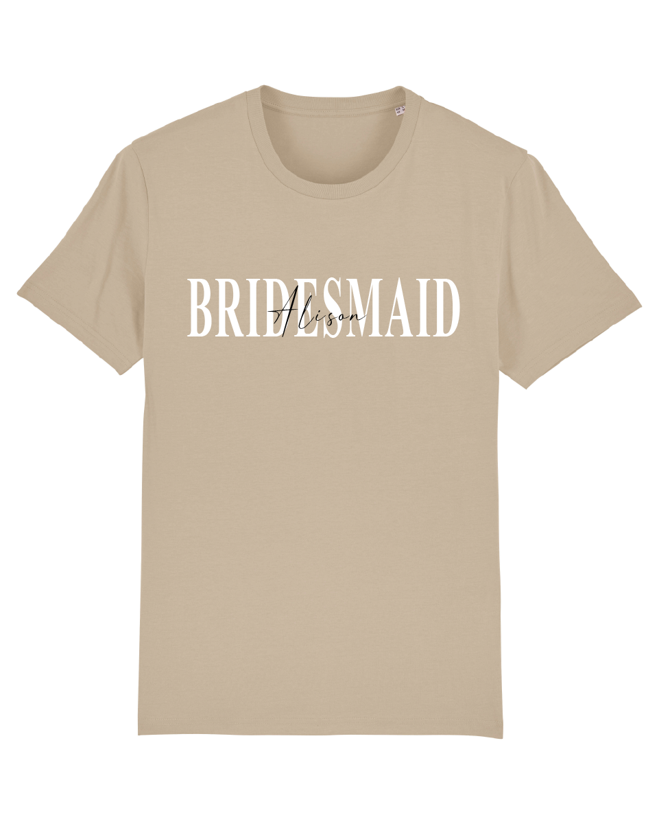 Personalised Bridal Party T-shirt