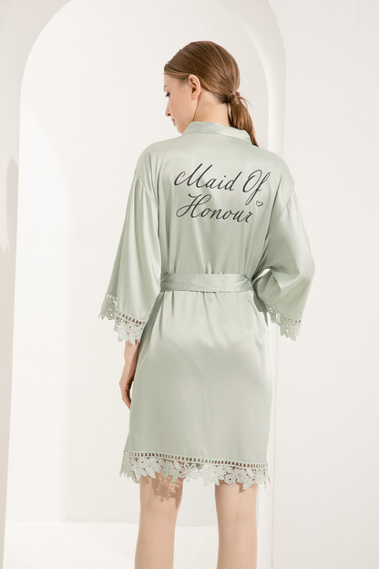 Script Personalised Wedding Robe