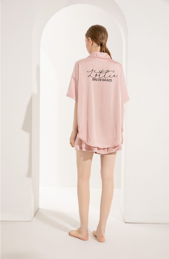 Lottie Relaxed Fit Satin Pyjamas