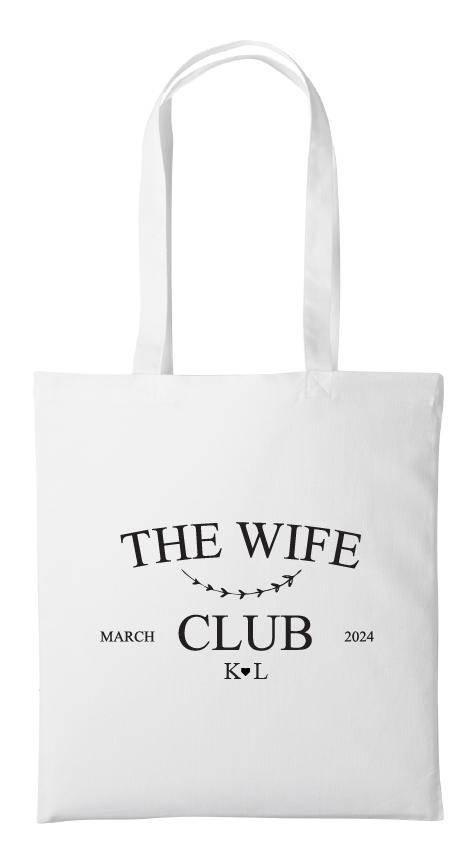 Wife Club Personalised Tote Bag